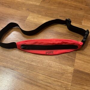 Victoria’s Secret PINK Hot Pink Thin Mesh Adjustable Mini Fanny Pack